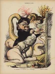 Illustratie voor Le Rire door Charles Leandre