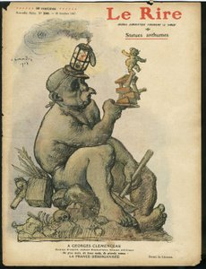Illustratie van Charles Leandre (1862-1934) voor de Omslag van Le Rire door Charles Leandre