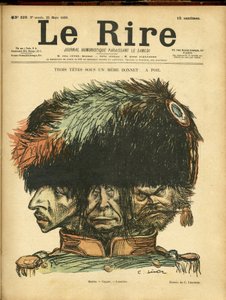 Illustratie van Charles Leandre (1862-1934) voor de Omslag van Le Rire door Charles Leandre