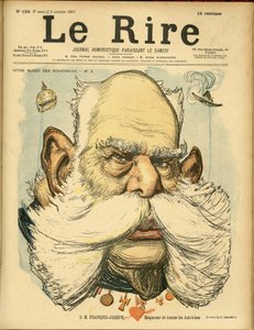 Illustratie van Charles Leandre (1862-1934) voor de omslag van Le Rire door Charles Leandre