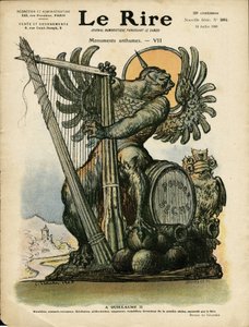 Illustratie van Charles Leandre (1862-1934) voor de omslag van Le Rire door Charles Leandre