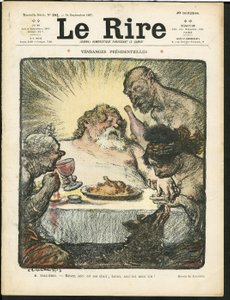 Illustratie van Charles Leandre voor de Omslag van Le Rire