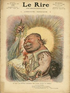 Illustratie van Charles Leandre voor de Omslag van Le Rire, No. 312, 23/01/09 - Amerika USA - William Howard Taft, President