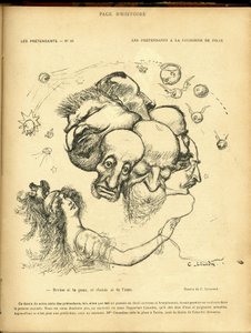 Illustratie van Charles Leandre (1862-1934) in Le Rire door Charles Leandre