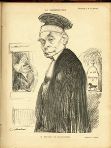 Illustratie van Charles Leandre (1862-1934) in Le Rire door Charles Leandre
