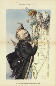 Leon Bourgeois, Franse politicus, illustratie voor Le Rire