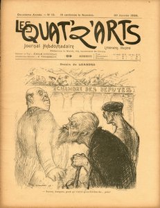 Les Quat z arts door Charles Leandre