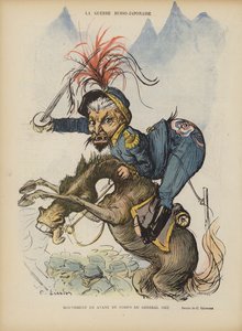 De Russisch-Japanse Oorlog. Illustratie voor Le Rire