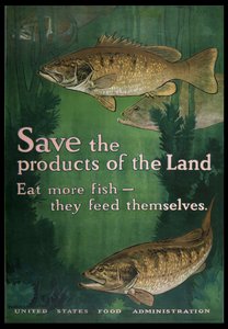 Red de Producten van het Land, Eet Meer Vis, 1914-18