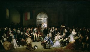 De oproep voor de laatste slachtoffers van de Terreur, 7-9 Thermidor, Jaar 2 (25-27 juli 1794), na 1850 door Charles Louis Lucien Muller