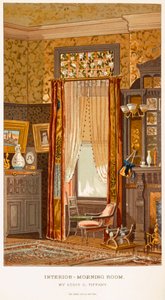 Ochtendkamer 1881, door Tiffany, Charles Louis uit C Harrisons Womans Handiwork in Modern Homes New York 1881 door Charles Louis Tiffany