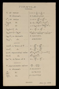 Formules, Oxford