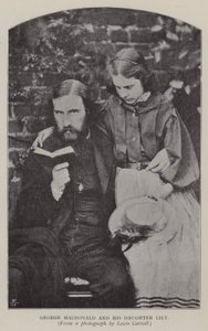 George Macdonald en zijn dochter Lily door Charles Lutwidge Dodgson