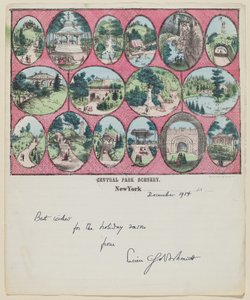 Central Park landschap (New York) door Charles Magnus