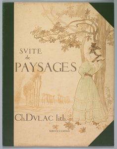 Suite de Paysages: Omslag, 1892-1893