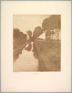 Suite de Landschappen: Landschap, Plaat 3, Remarque, Vleermuis
