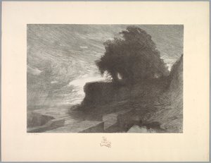 Suite de Paysages: Landschap, Plaat 4, Remarque, Slang, 1892-1893