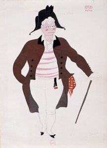 Kostuum voor het personage Bartolo uit De Barbier van Sevilla