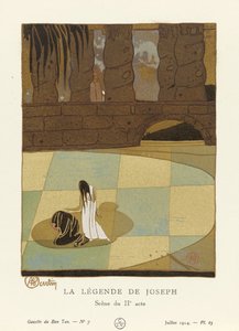 La Légende de Joseph. Scène du IIème acte uit La Gazette du Bon Ton, pub. 1914