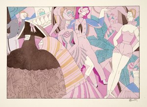 Le Carnaval uit Sports & Divertissements, uitgegeven 1914 door Charles Martin
