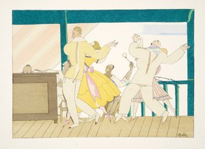 Le Tango uit Sports & Divertissements, uitgegeven 1914 door Charles Martin