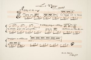 Muzikale Partituur voor Le Tango uit Sports & Divertissements, uitgegeven 1914 door Charles Martin