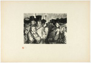 Tempellaan om middernacht, van Tirage Unique de Trente-Six Bois door Charles Maurand