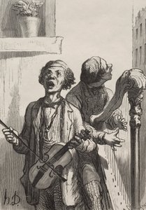 Straatzangers door Charles Maurand