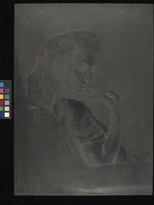 Bord voor La Rose Thé (De Theeroos) door Charles Maurin