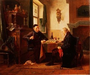 Het Schaakspel door Charles Meer Webb