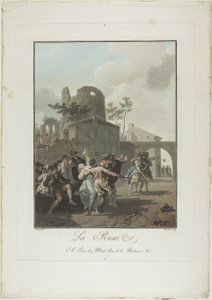 La Rixe door Charles Melchior Descourtis