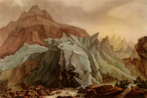 De Lütschinen die uit de lagere Grindelwald-gletsjer komt, 1782-1785, 1946