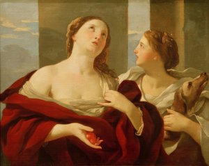 De allegorie van goddelijke liefde en trouw door Charles Mellin