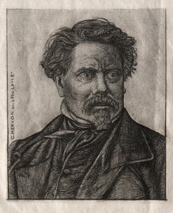 Benjamin Fillon, Man van Brieven door Charles Meryon