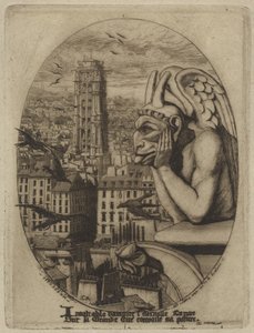 De vampier door Charles Meryon