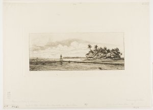 Oceanië: Vissen, nabij eilanden met palmen in de Uea of Wallis-groep, 1845