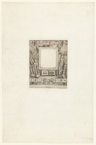 Omlijsting voor portret van Armand Guéraud door Charles Meryon