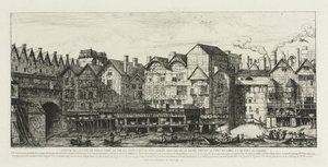 Deel van de stad Parijs aan het einde van de zeventiende eeuw, 1861 door Charles Meryon