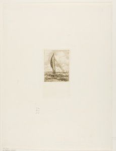 Snelzeilende Proa, Mulgrave Archipel, Oceanië door Charles Meryon