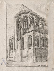 De Apsis van de Kerk van St. Martin-sur-Renelle