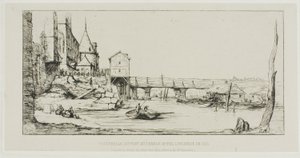 De Voetbrug Tijdelijk de Pont-au-Change Vervangend, Parijs, Na de Brand van 1621