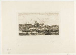 Het oude Louvre, Parijs, 1651