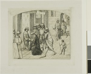 De Drukker Valère Maxime Gepresenteerd aan Koning Lodewijk XI door Charles Meryon