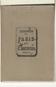 Titelblad in album Eaux-fortes sur Paris
