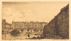 Le Pont-au-Change, Parijs, circa 1784