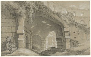 Het Colosseum in Rome door Charles Michel Ange Challe