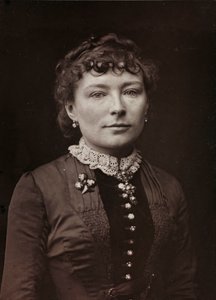 Album Artistique et Biographique, 5e jaar, Salon 1885; portret van de Franse schilder Virginie Elodie Marie Thérèse Demont-Breton (1859-1935)