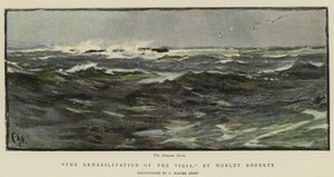 Illustratie voor De Rehabilitatie van de Vigia, door Morley Roberts door Charles Napier Hemy