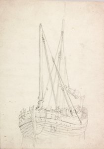 Studie van vissersboot