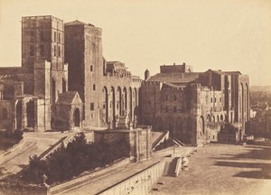 Pauselijk paleis, Avignon door Charles Nègre